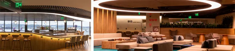Plaza Premium Lounge no Aeroporto Internacional de Guarulhos