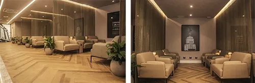 W Lounge no Aeroporto Internacional de Guarulhos